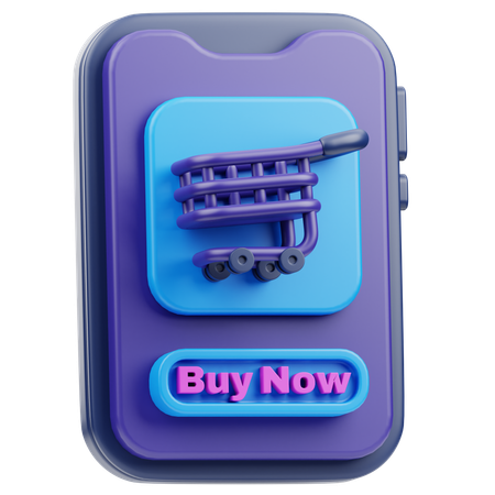 Carrito de compras en línea  3D Icon