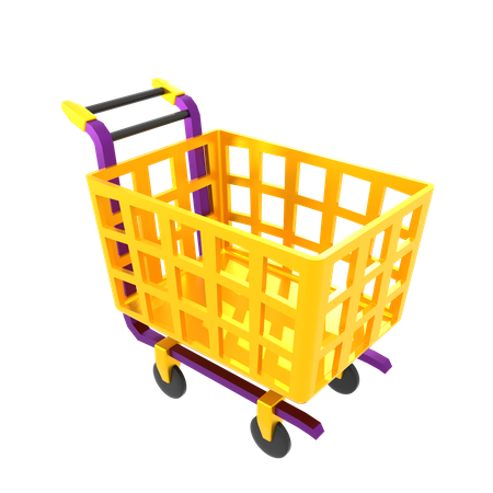 Carrito de compras ramadán  3D Illustration