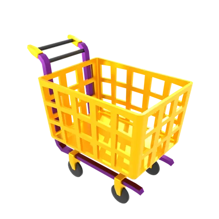 Carrito de compras ramadán  3D Illustration