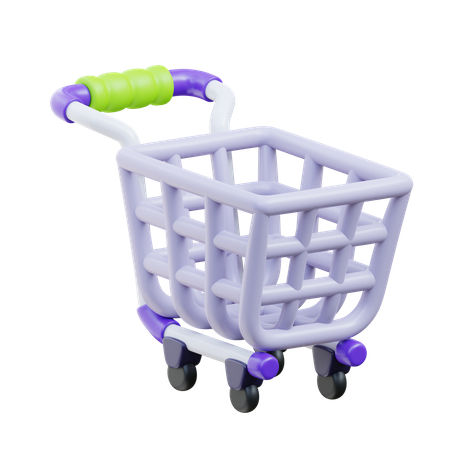 Carrito de compras vacio  3D Icon