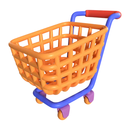 Carrito de compras vacio  3D Icon