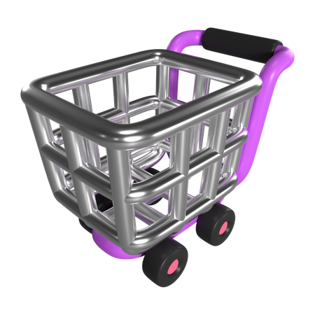 Carrito de compras vacio  3D Icon