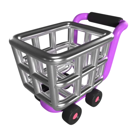 Carrito de compras vacio  3D Icon