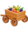 carrito de verduras