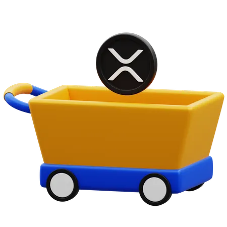 Carro xrp  3D Icon