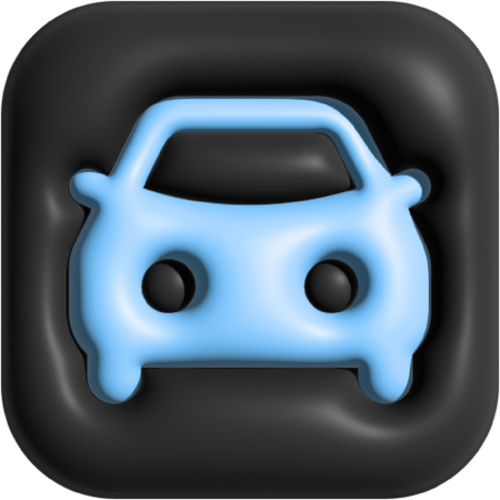 Carro  3D Icon