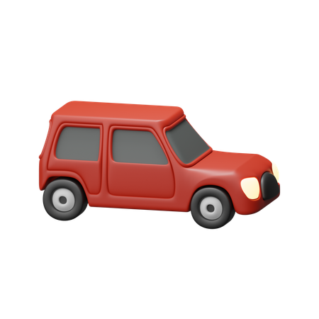 Carro  3D Icon