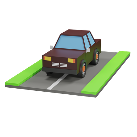 Carro  3D Icon