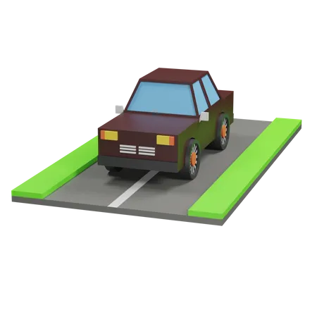 Carro  3D Icon