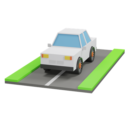 Carro  3D Icon