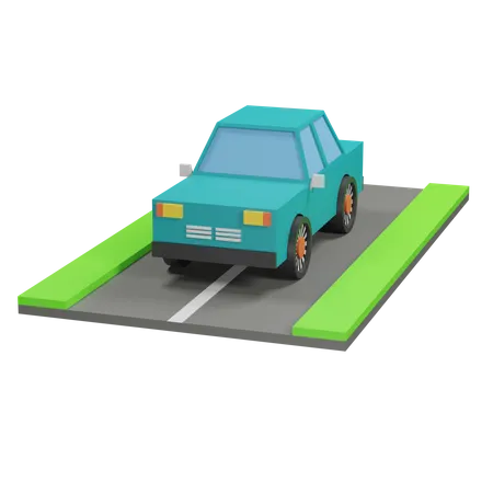 Carro  3D Icon