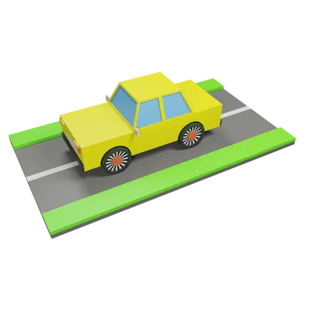 Carro  3D Icon