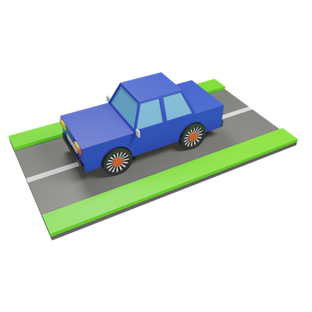 Carro  3D Icon