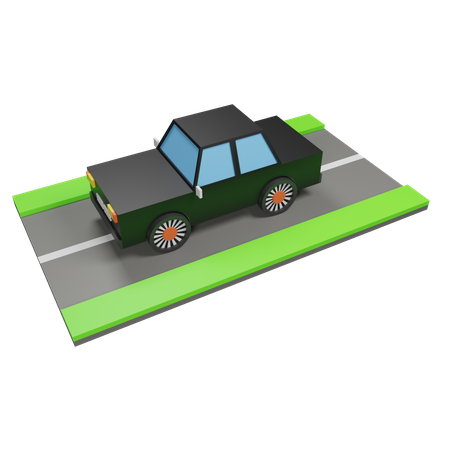 Carro  3D Icon