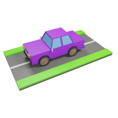 Carro  3D Icon