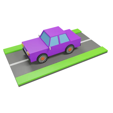 Carro  3D Icon