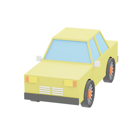 Carro  3D Icon