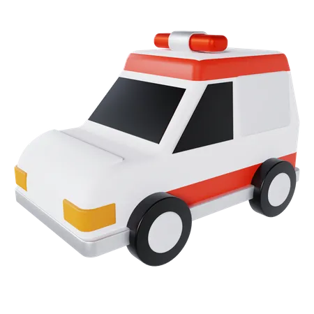 Carro Ambulância  3D Icon