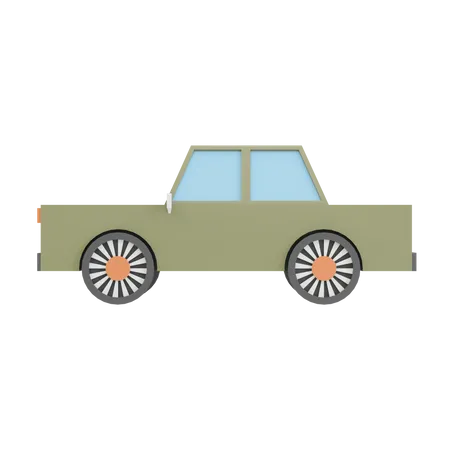 Carro antigo  3D Icon