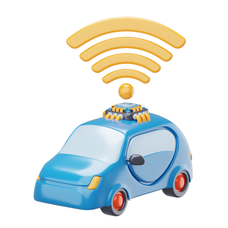 Carro autônomo  3D Icon