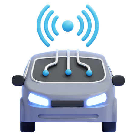 Carro autônomo  3D Icon