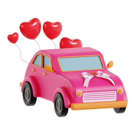 Carro de casamento  3D Icon