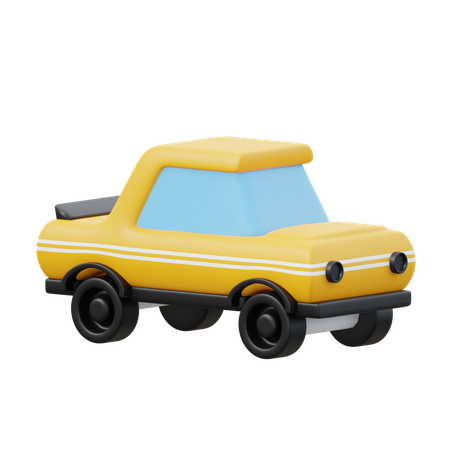 Carro Clássico  3D Icon