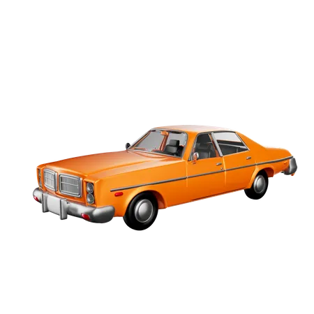 Carro Clássico  3D Icon