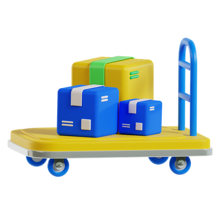 Carro de almacén  3D Icon
