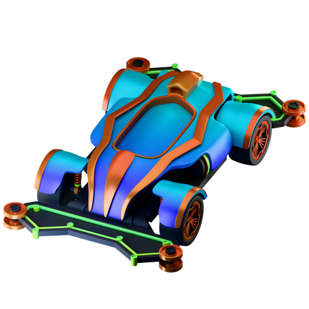 Carro de brinquedo  3D Icon