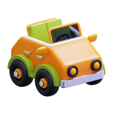 Carro de brinquedo  3D Icon