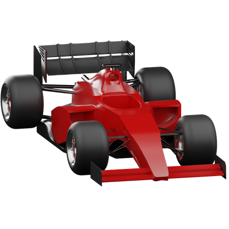 Carro de corrida  3D Icon