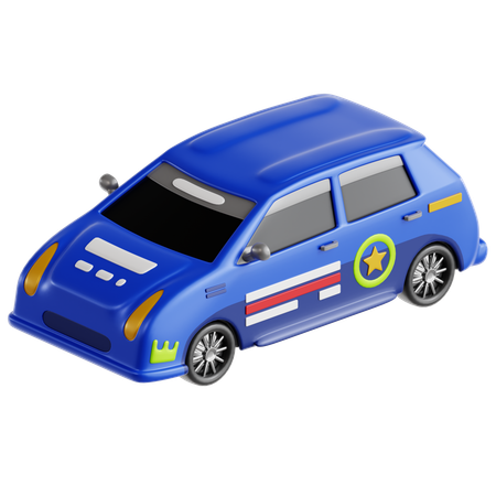 Carro da equipe  3D Icon