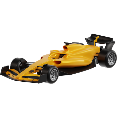 Carro de fórmula  3D Icon