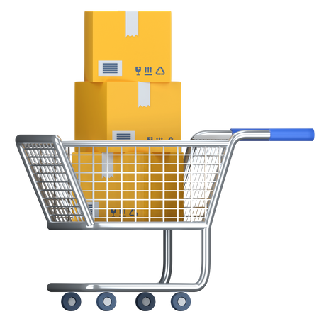 Carro de la compra  3D Icon