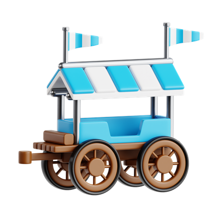 Carro del oktoberfest  3D Icon