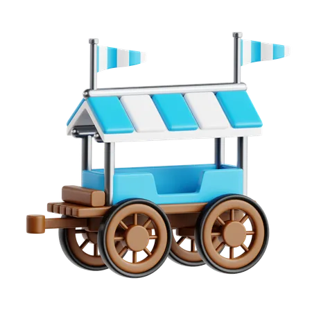 Carro del oktoberfest  3D Icon