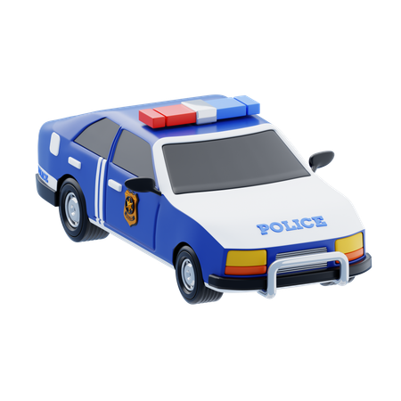 Carro da polícia  3D Icon