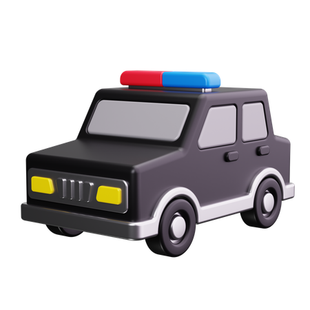 Carro da polícia  3D Icon