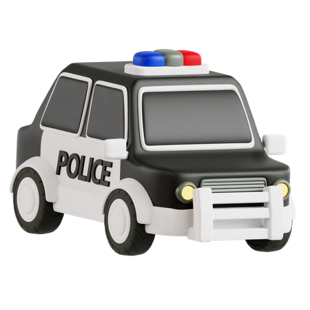 Carro da polícia  3D Icon