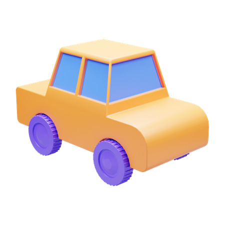 Carro de viagem  3D Icon