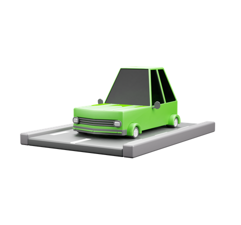 Carro elétrico  3D Icon