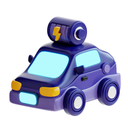 Carro elétrico  3D Icon