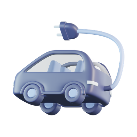 Carro elétrico  3D Icon