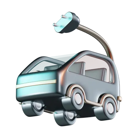 Carro elétrico  3D Icon