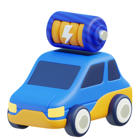 Carro elétrico  3D Icon