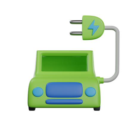 Carro elétrico  3D Icon