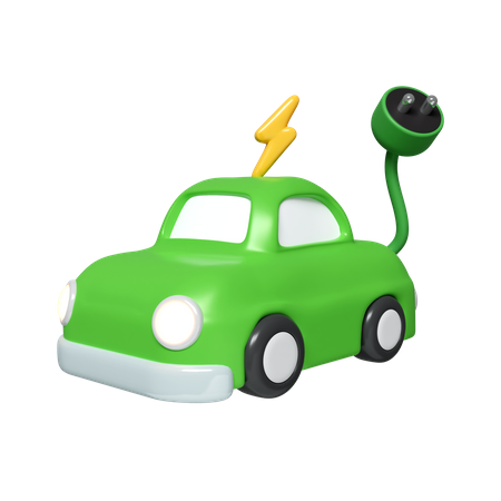 Carro elétrico  3D Icon