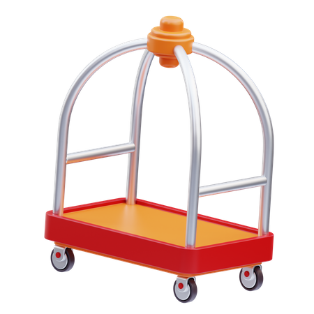 Carrito de equipaje  3D Icon