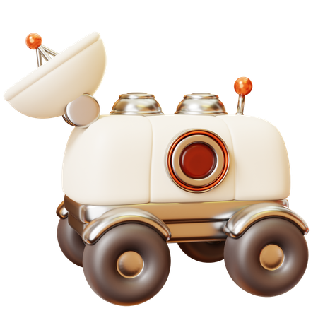 Carro espacial  3D Icon